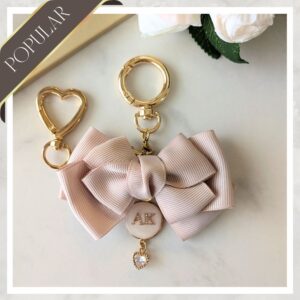 20色展開-イニシャルリボンチャーム（ミニサイズ