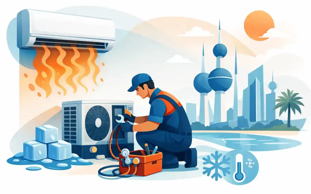 تصليح مكيف لا يبرد في الكويت بسرعة