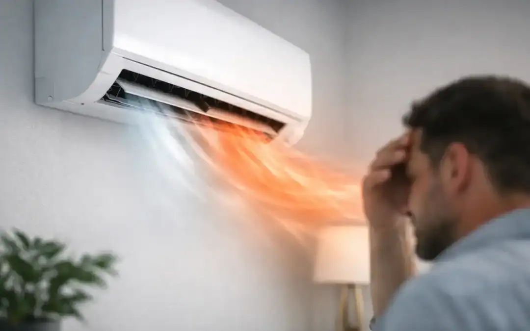 لماذا المكيف ينفخ هواء حار؟ الأسباب والحل