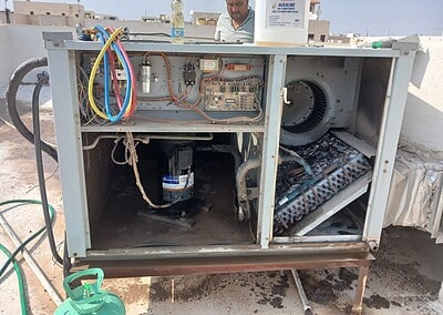 فني تكييف مركزي مبارك الكبير