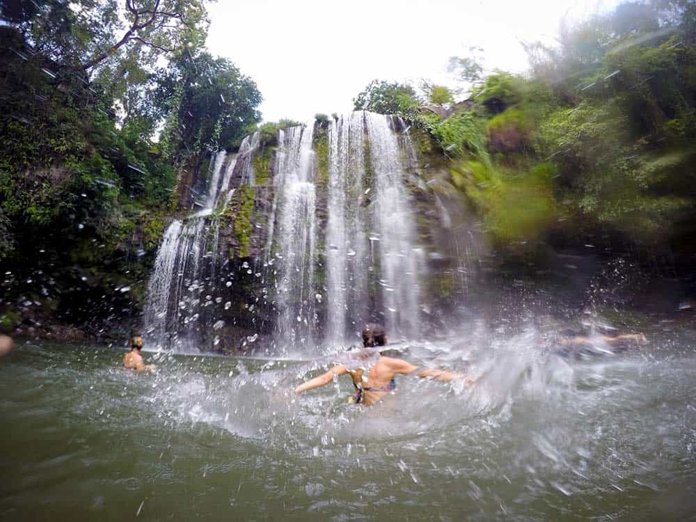 Costa Rica adventure to Llanos de Cortez Waterfall 1