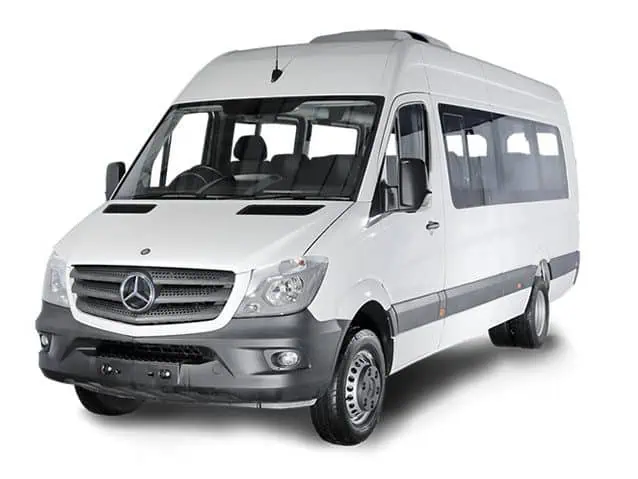 Mercedes Sprinter for private airport transportation in Costa Rica