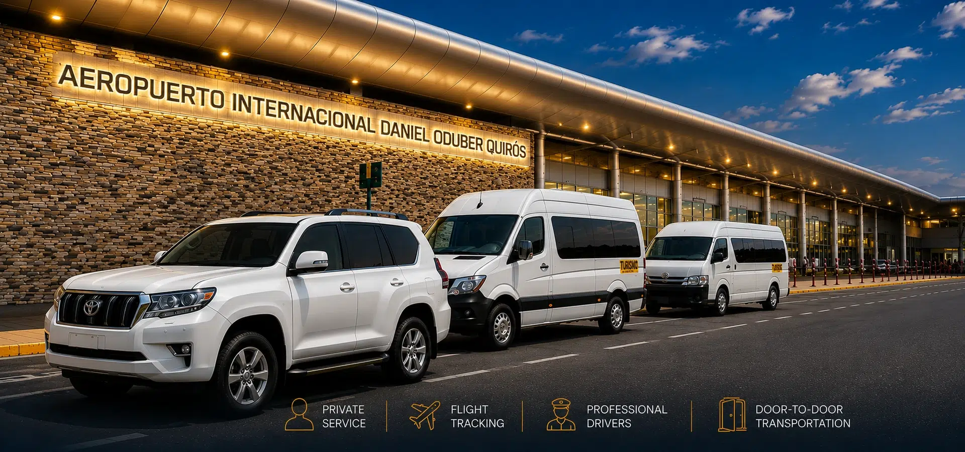 Costa Rica airport transfers from Liberia Airport and San Jose Airport