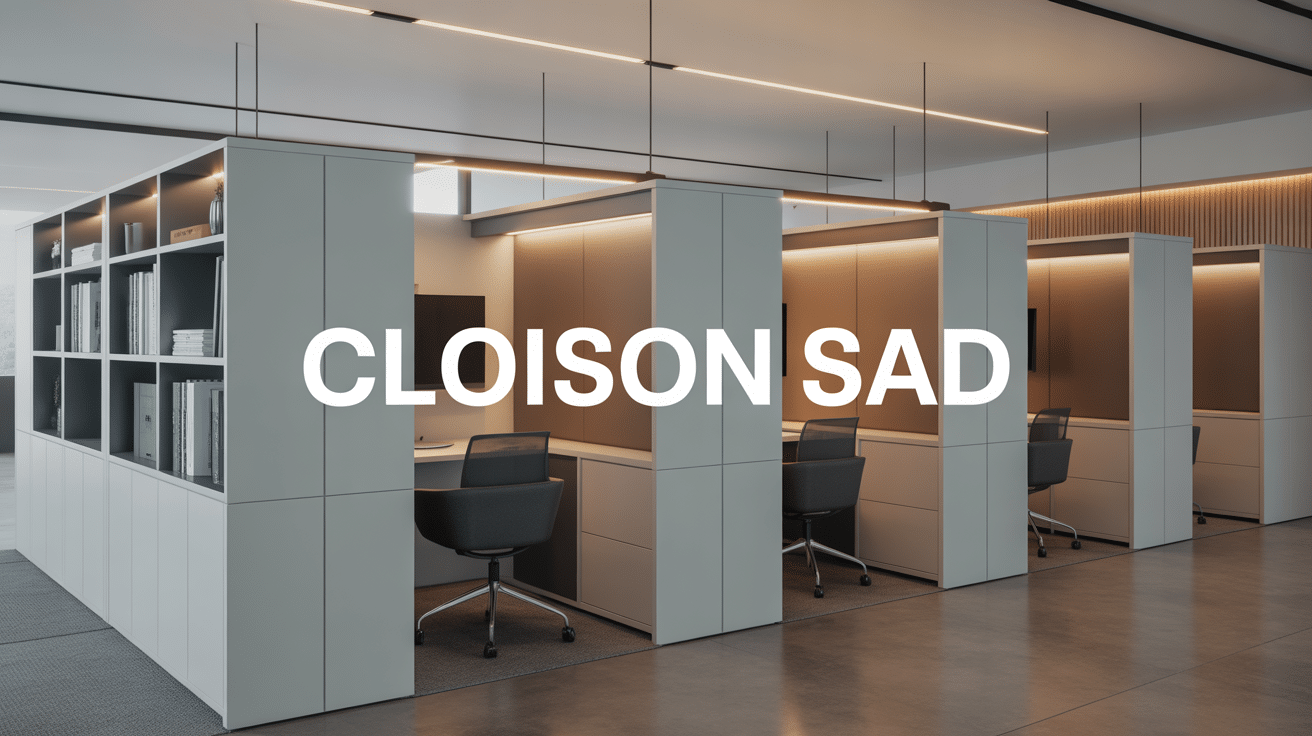 cloison sad signification bureau moderne avec cloisons modulaires