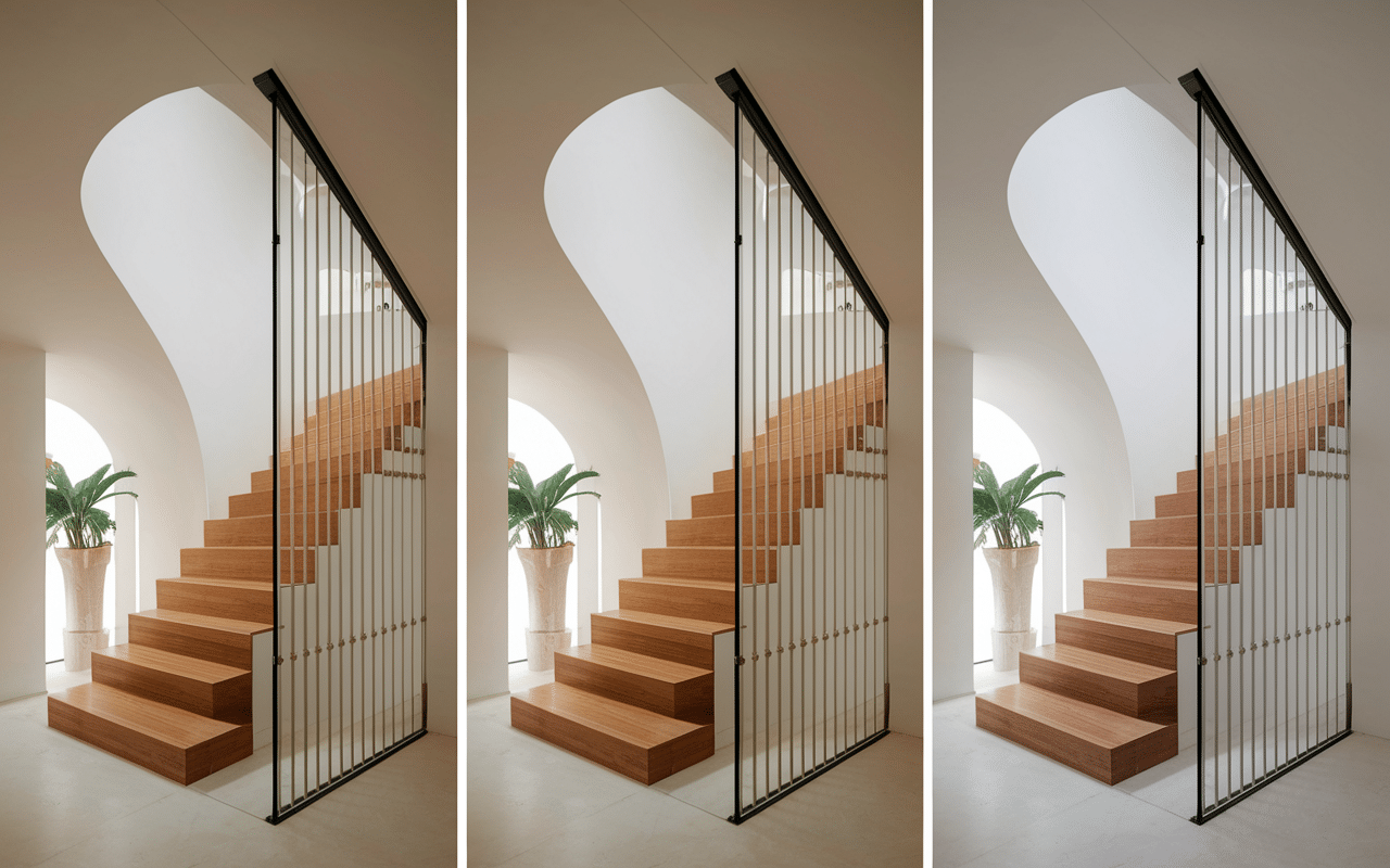 Solutions pour fermer un escalier pour garder la chaleur