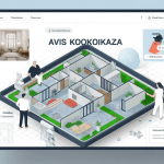 kozikaza avis illustration interface application design 3d