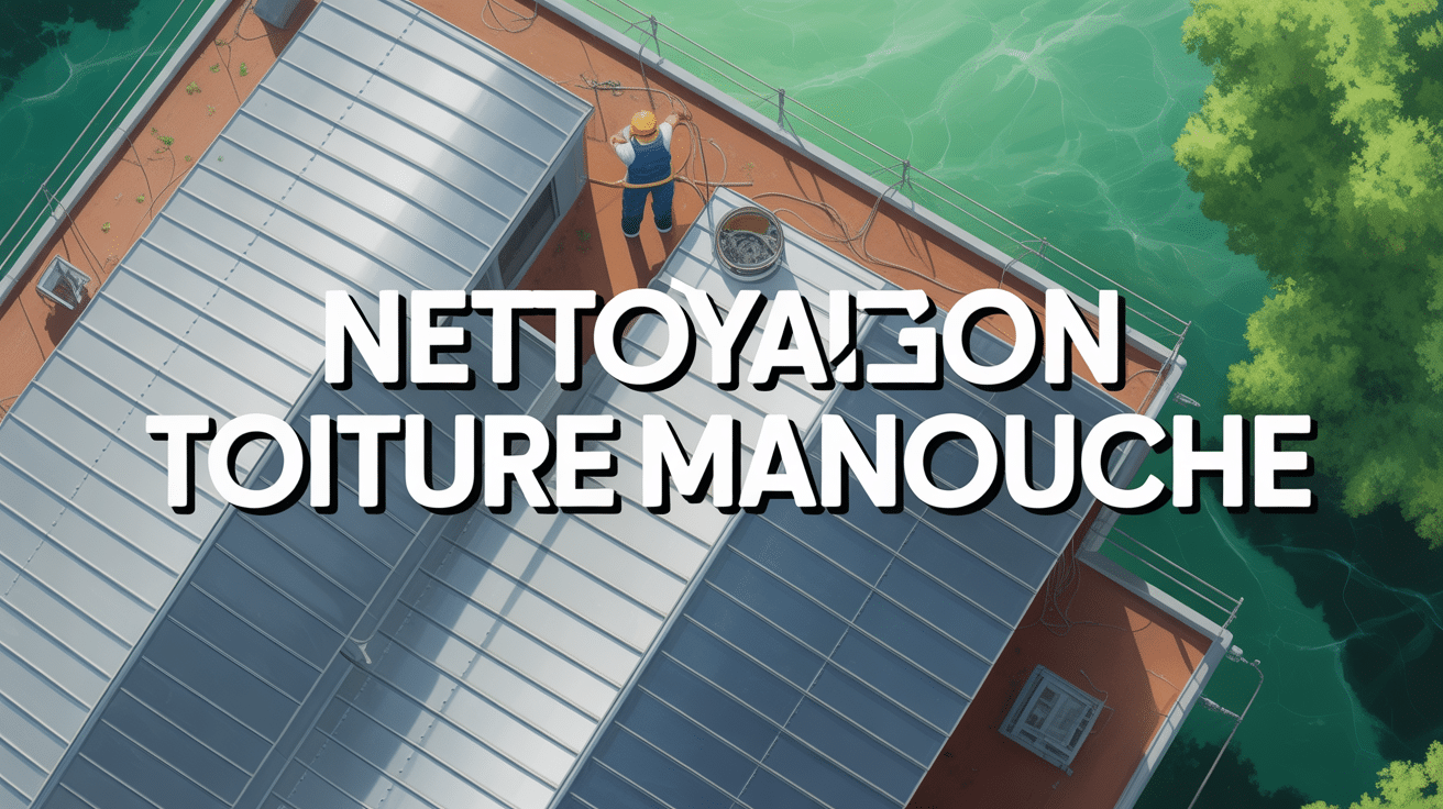 nettoyage toiture manouche tôle galvanisée mousse