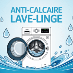 ou mettre anti calcaire machine à laver bac lessive