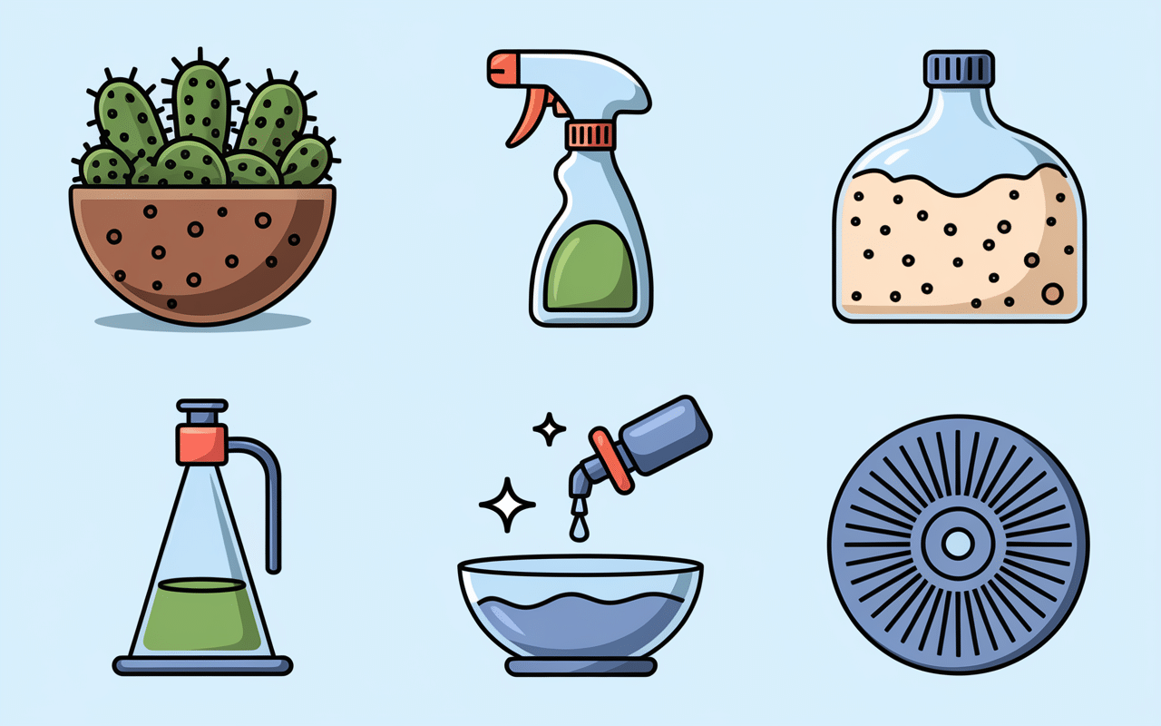 petite mouche d'humidité solutions naturelles vinaigre nettoyage