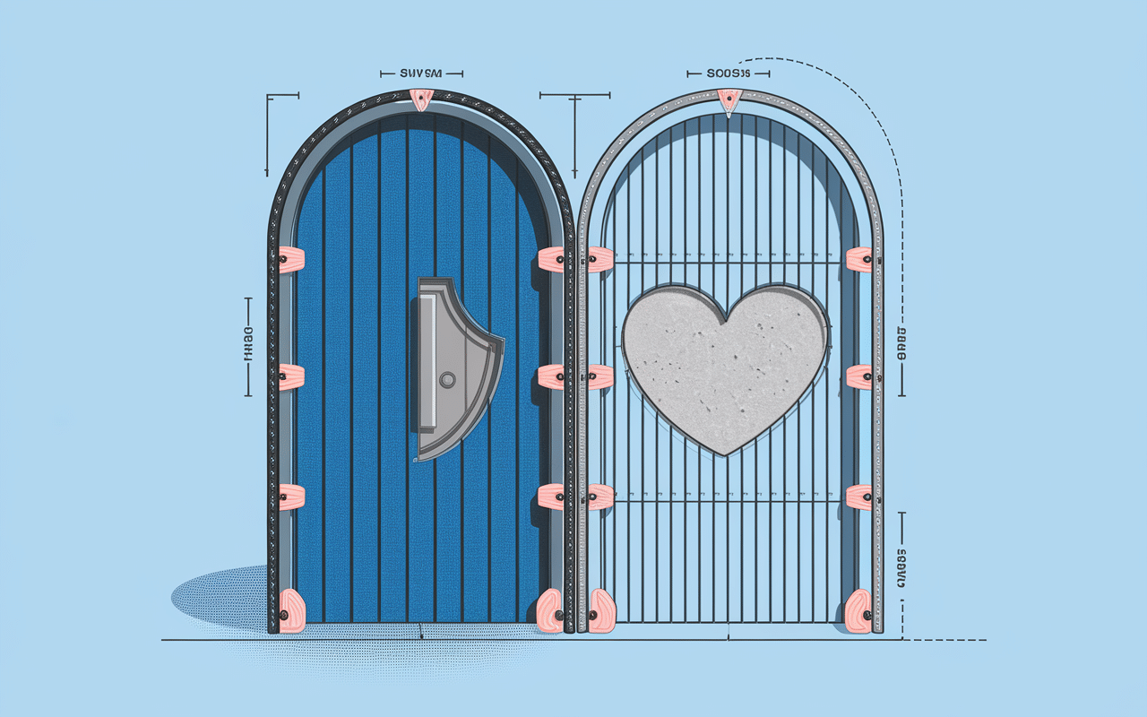 Coupe technique porte acoustique 100 db structure isolation