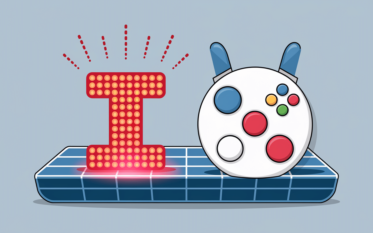 robot piscine zodiac voyant i clignote gros plan boitier