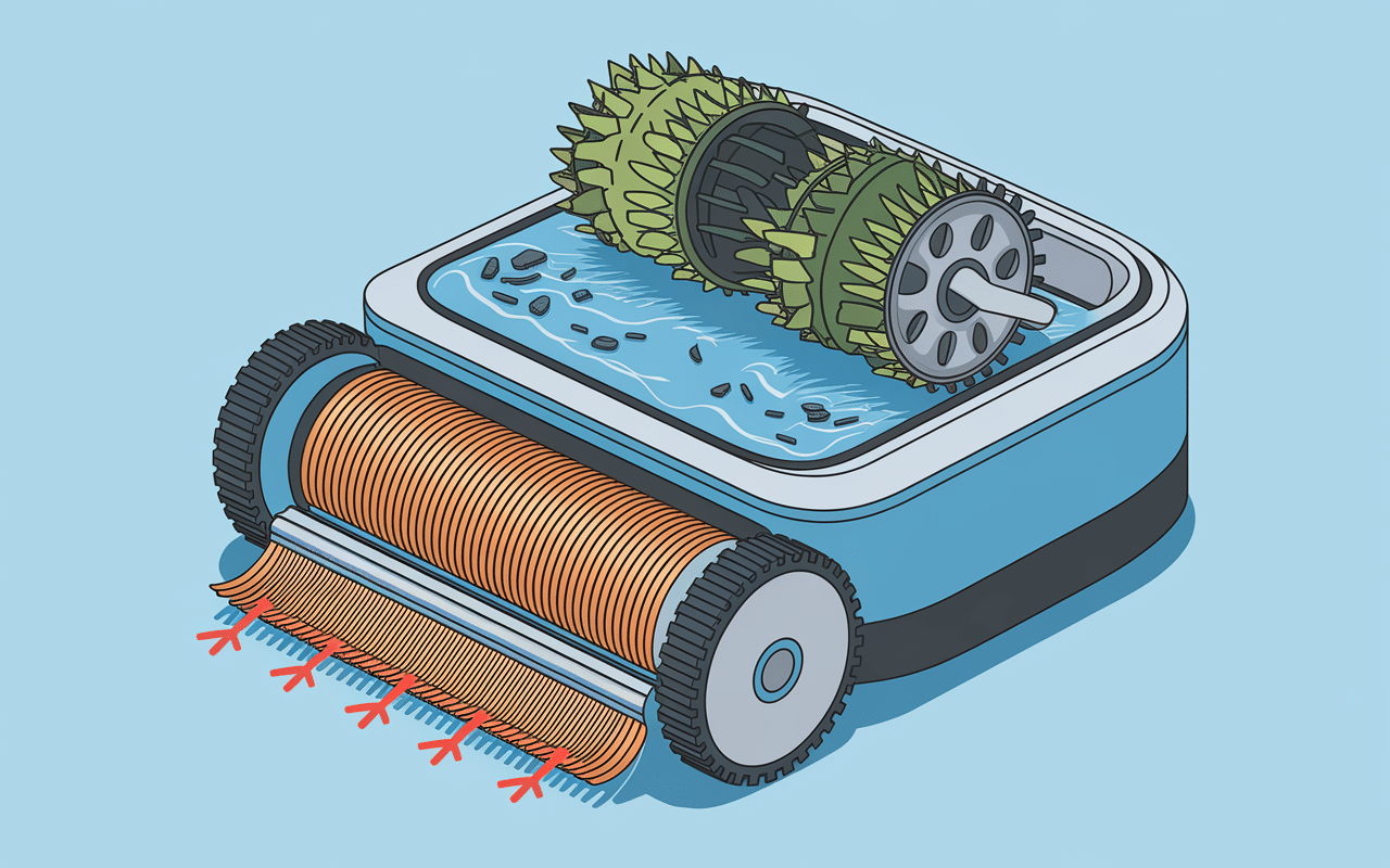 robot piscine zodiac voyant i clignote composants causes
