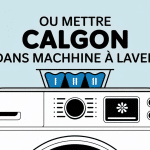 Symbole bac à détergent machine à laver calgon tiroir ouvert