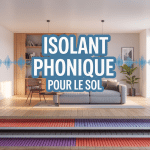 Plan technique isolant phonique sol appartement