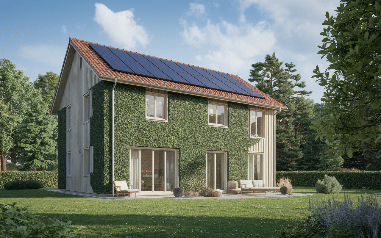 maison du futur écologique avec économie d'énergie