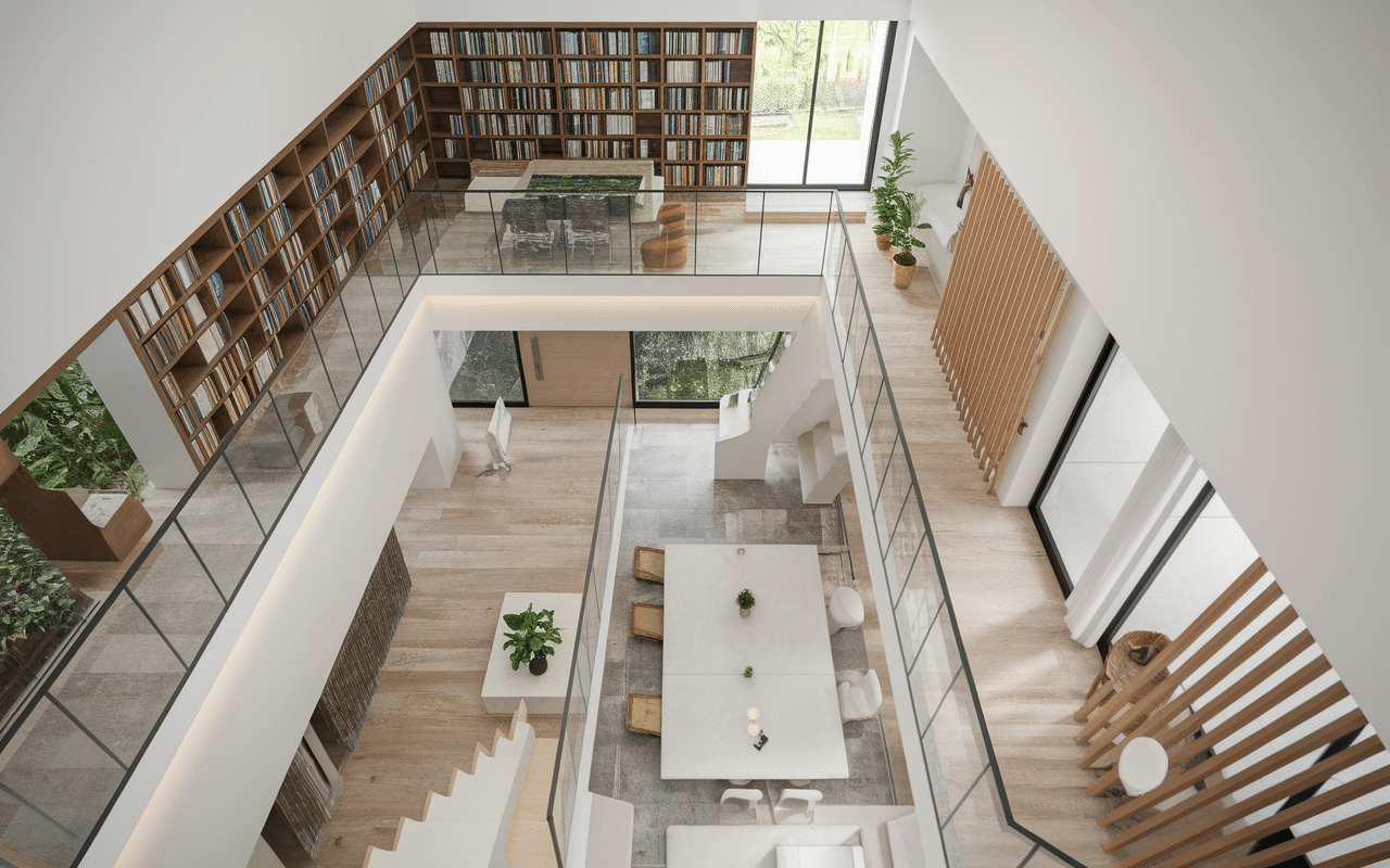 Optimisation espace rangement pièces en enfilade