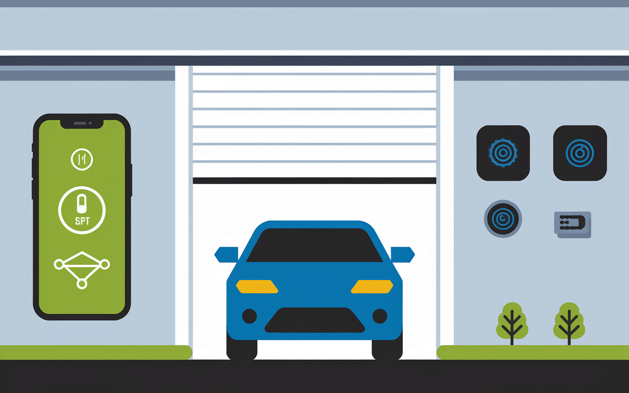 porte ouvert garage solutions capteur alerte sécurité