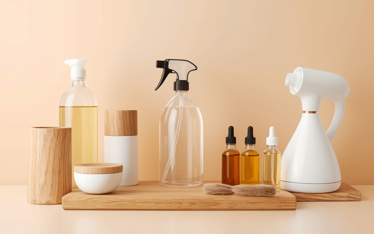 Solutions naturelles scarabee noir dans la maison objets nettoyage