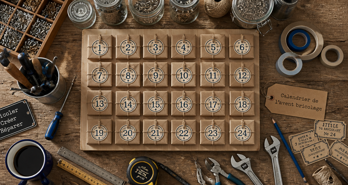 calendrier de l’avent bricolage atelier miniature