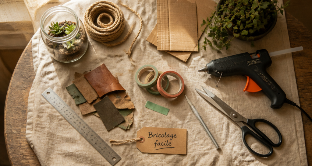 Bricolage facile : 4 projets rapides pour transformer votre intérieur sans outils complexes