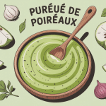 bol purée de poireaux onctueuse avec poireaux frais