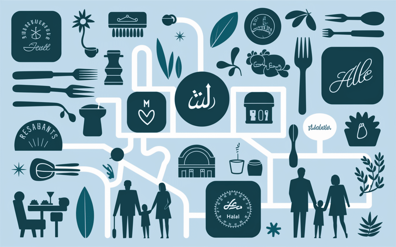 Carte restos halal Nice familles certificats