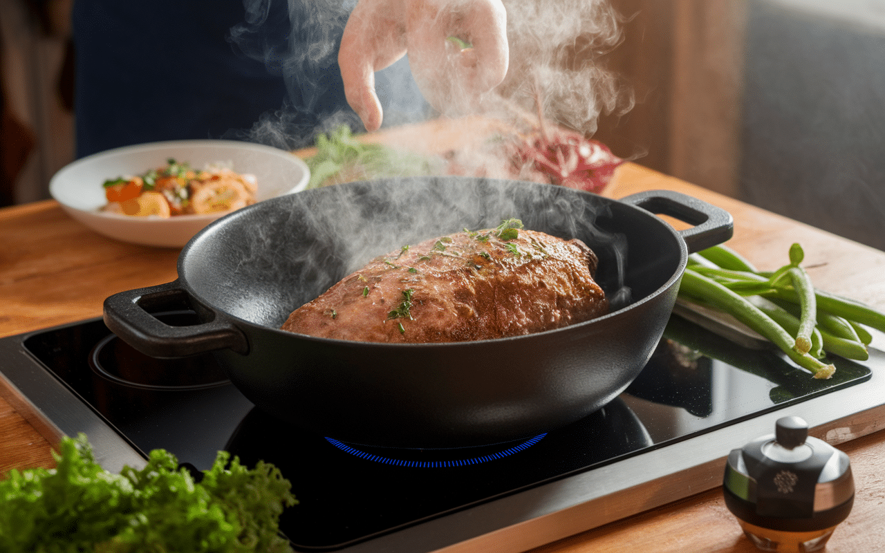 Poitrine agneau four en cuisson au four