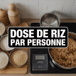 dose riz par personne vue cuisine moderne