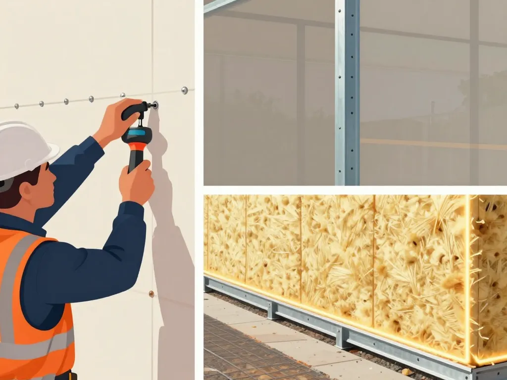 Travaux sûrs et ITE sur composition des murs maison phenix