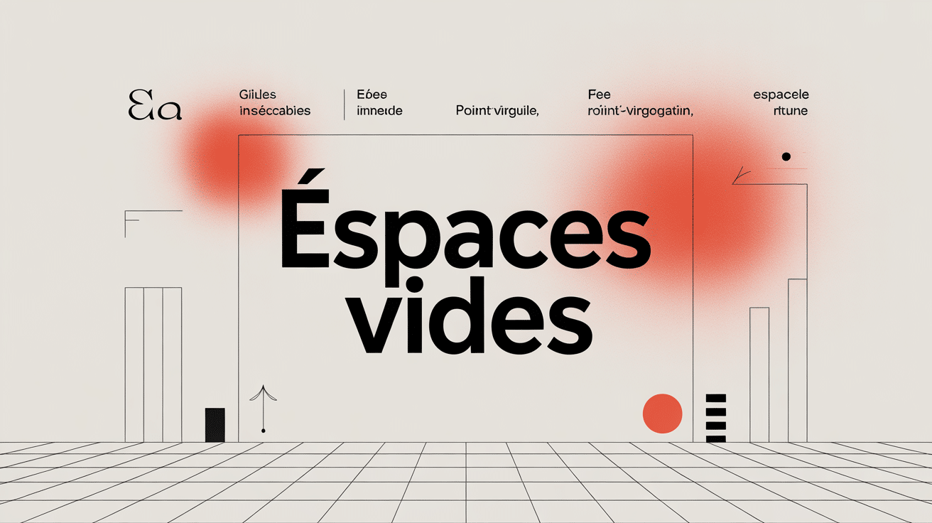 Espaces vides : gestion typographique et web