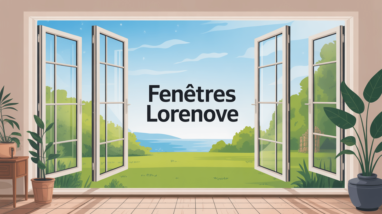 Illustration Fenêtres Lorenove différents styles