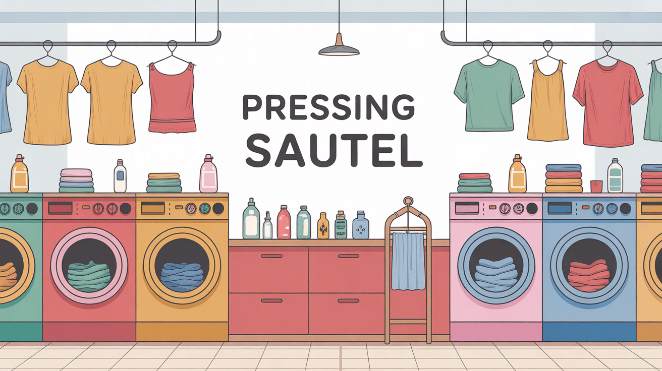 pressing sautel illustration devanture pressing quartier