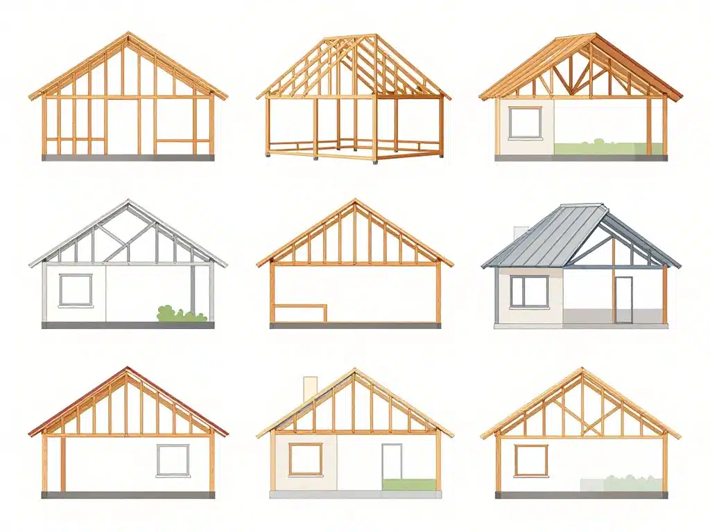 prix modification charpente types charpentes diagramme