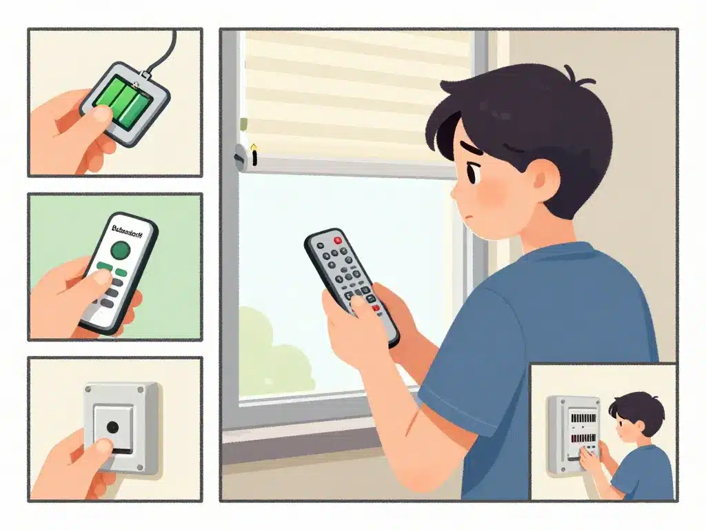 détection panne télécommande volet roulant bubendorff ne fonctionne plus