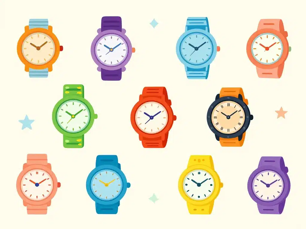 diversité des tic tac montre pour tous âges