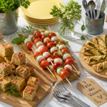 quel plat pour la fête des voisins cake salé brochettes tarte soleil