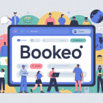 Illustration reservation en ligne Bookeo ambiance digitale