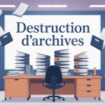 illustration destruction archives en entreprise sécurisée