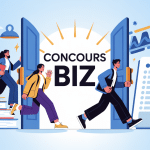Illustration réussite concours biz école de commerce
