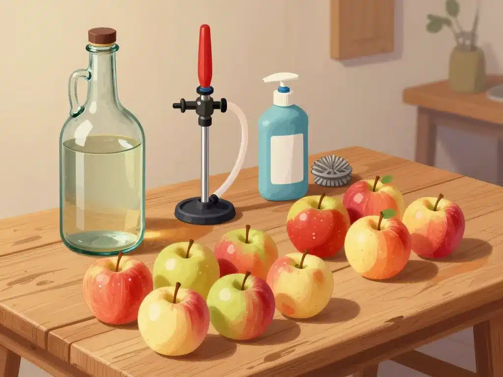 Comment faire du cidre de pomme préparation pommes matériel