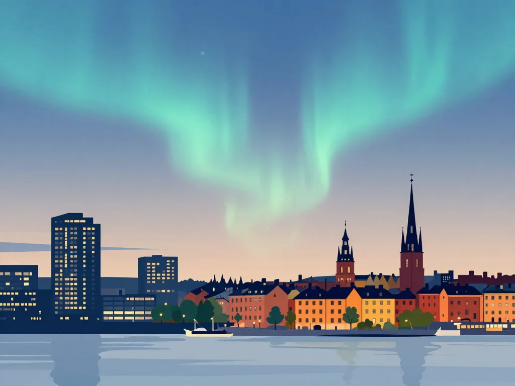 symbolique oslo ou stockholm silhouettes urbaines et styles opposés