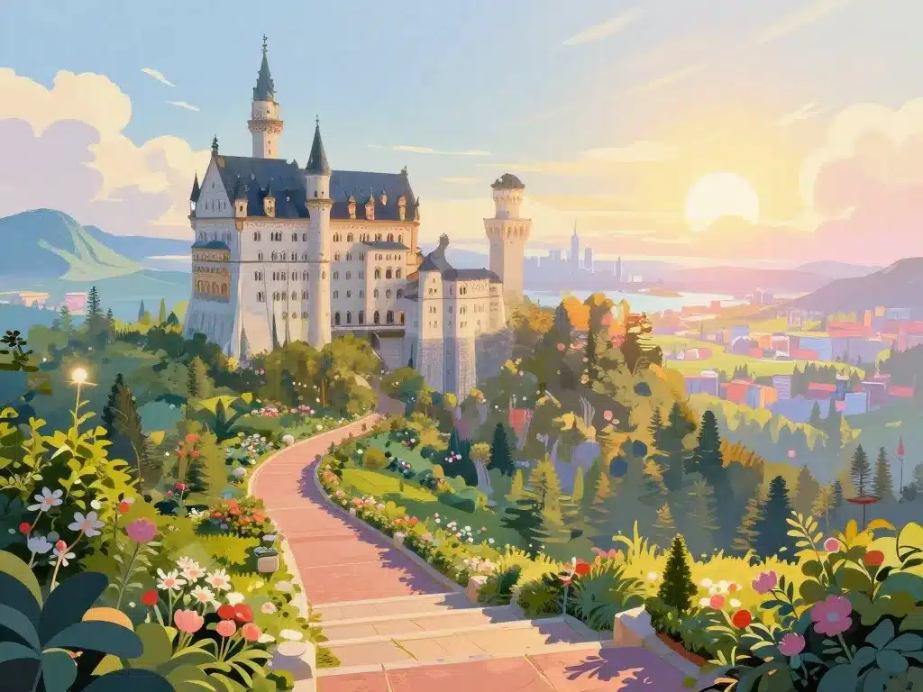 Prague visite 4 jours château Mala Strana vue panoramique