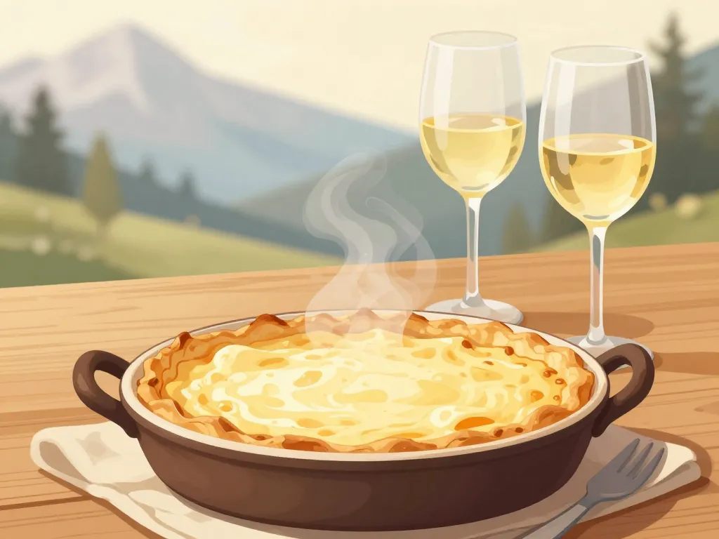 Quel vin avec la tartiflette, vin blanc savoyard et tartiflette
