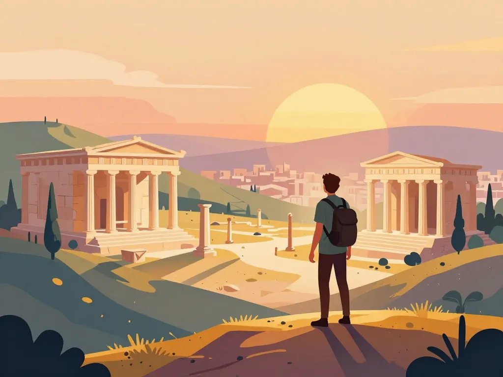 panorama sites antiques visiter athènes en 3 jours