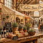 salon bien etre ce week end table produits bio