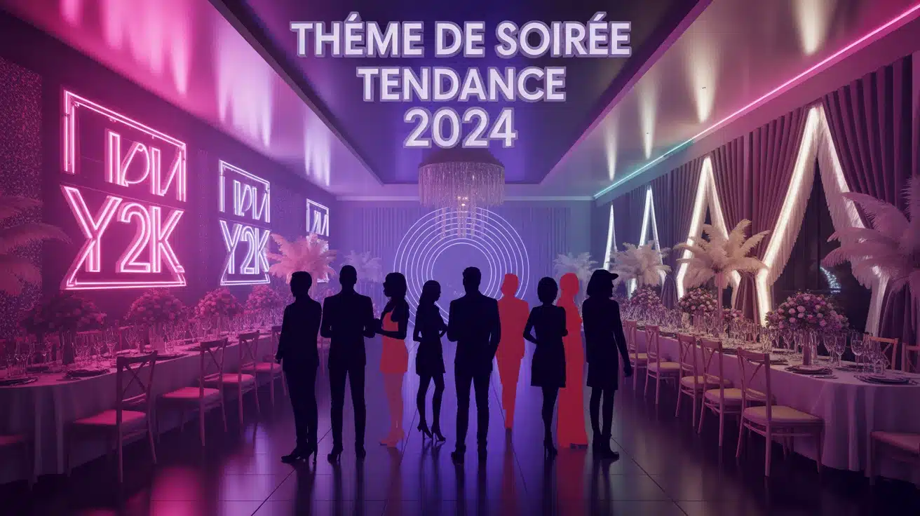 thème de soirée tendance 2024 salle festive