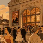 concert lyon 2025 devant salle emblématique ambiance vintage