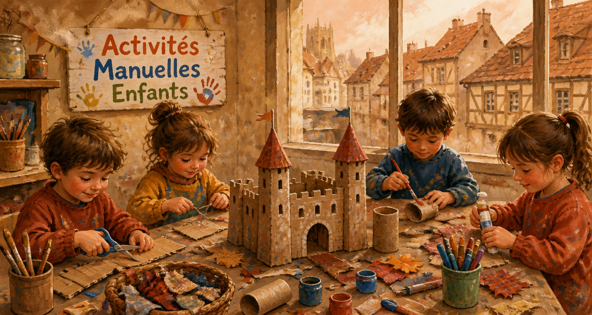 idee d'activités manuelle enfants création récup