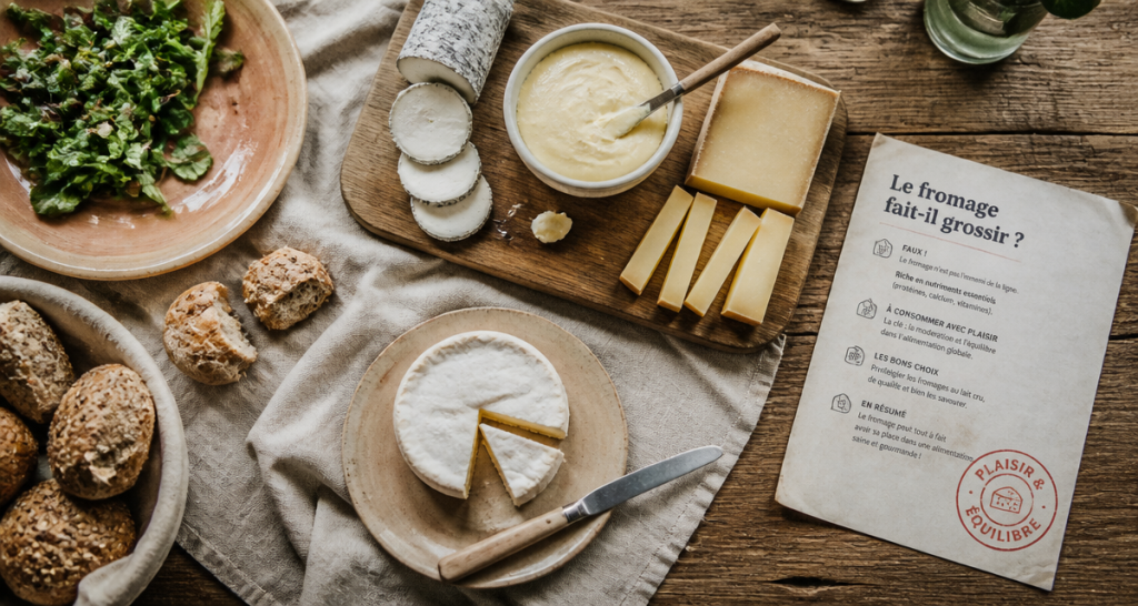 le fromage fait il grossir fromages français sur table
