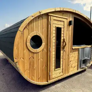 Ansamblu DaVincii Mega Lux Spa complet cu sauna vestiar si zonah de relaxare